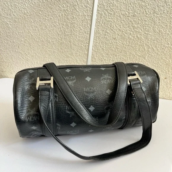 MCM Black Satchel - Picture 11 of 14